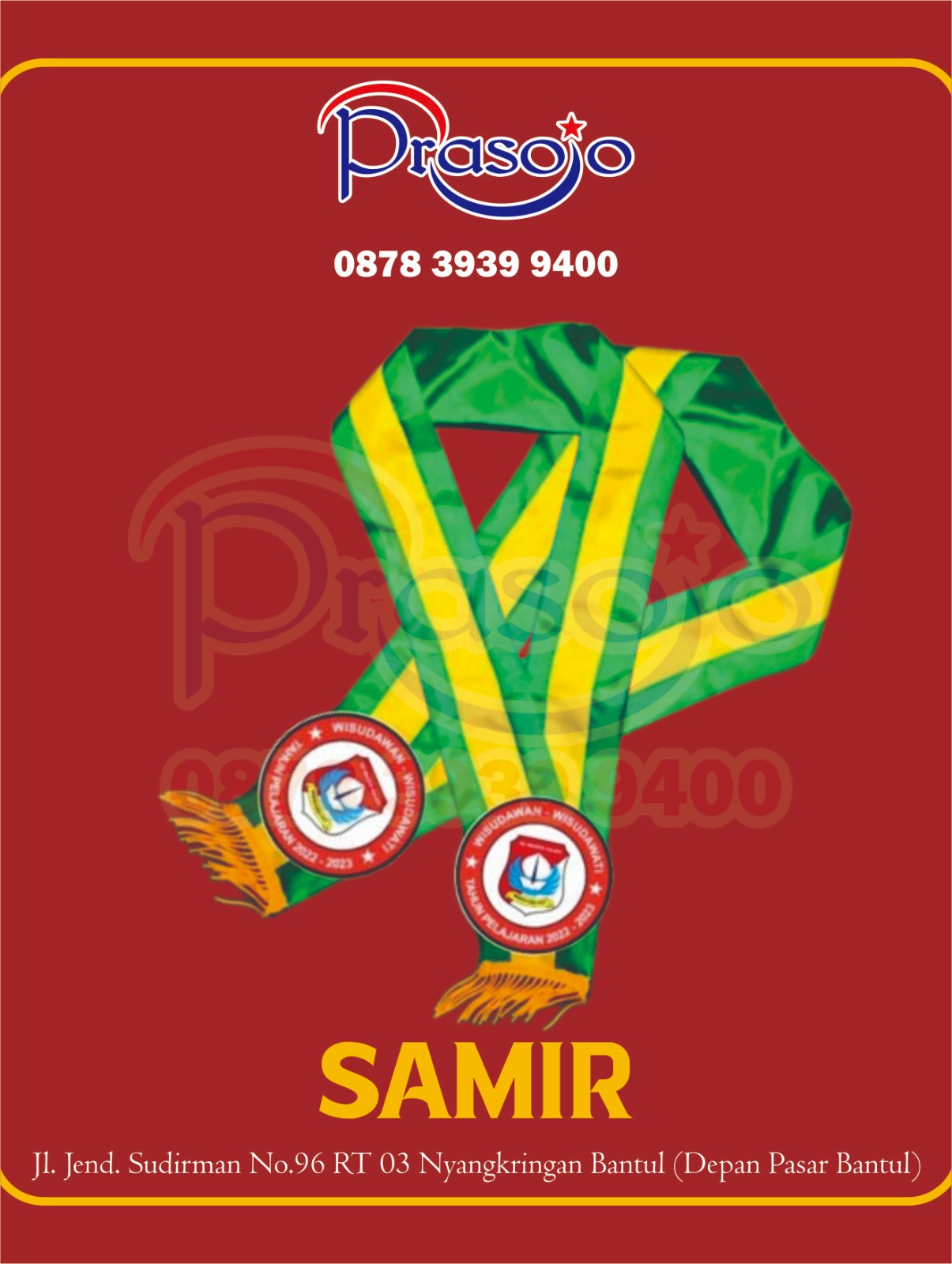 samir custom untuk seminar, samir lanyard full color, samir acara resmi dan pameran