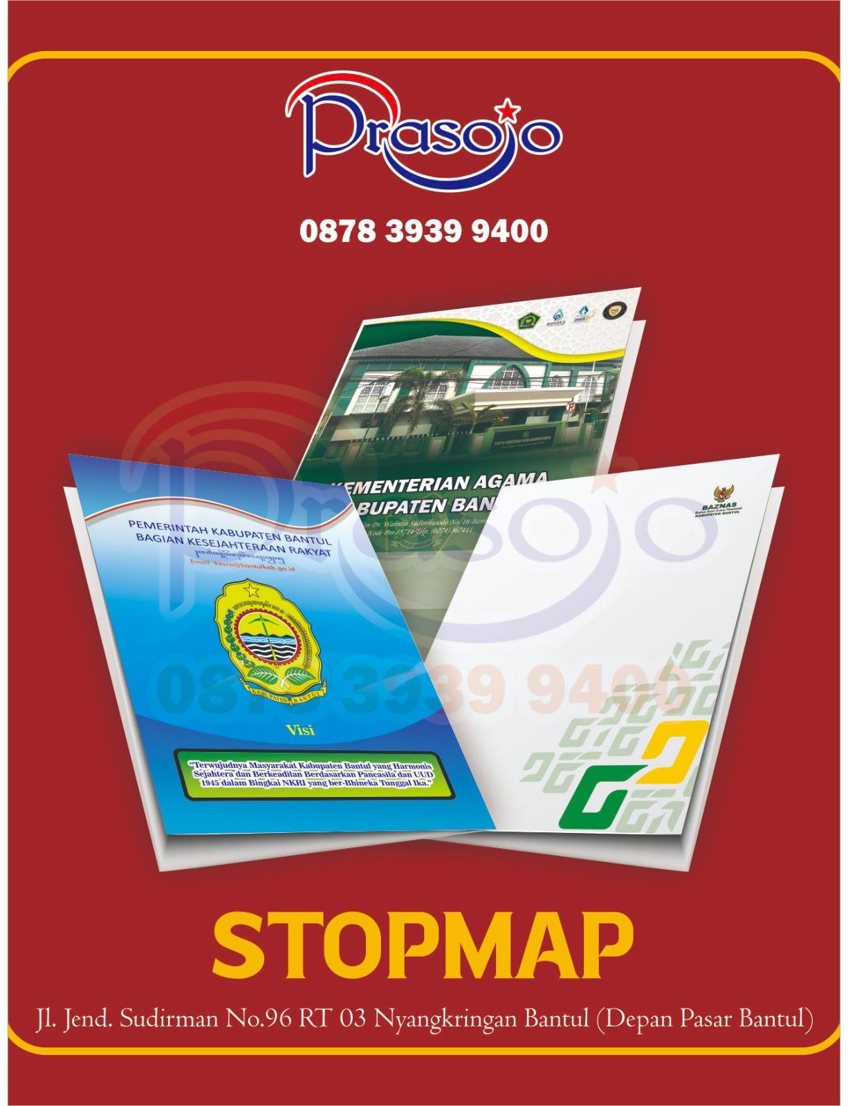 stopmap custom logo perusahaan, stopmap bahan tebal untuk dokumen, stopmap warna-warni desain elegan