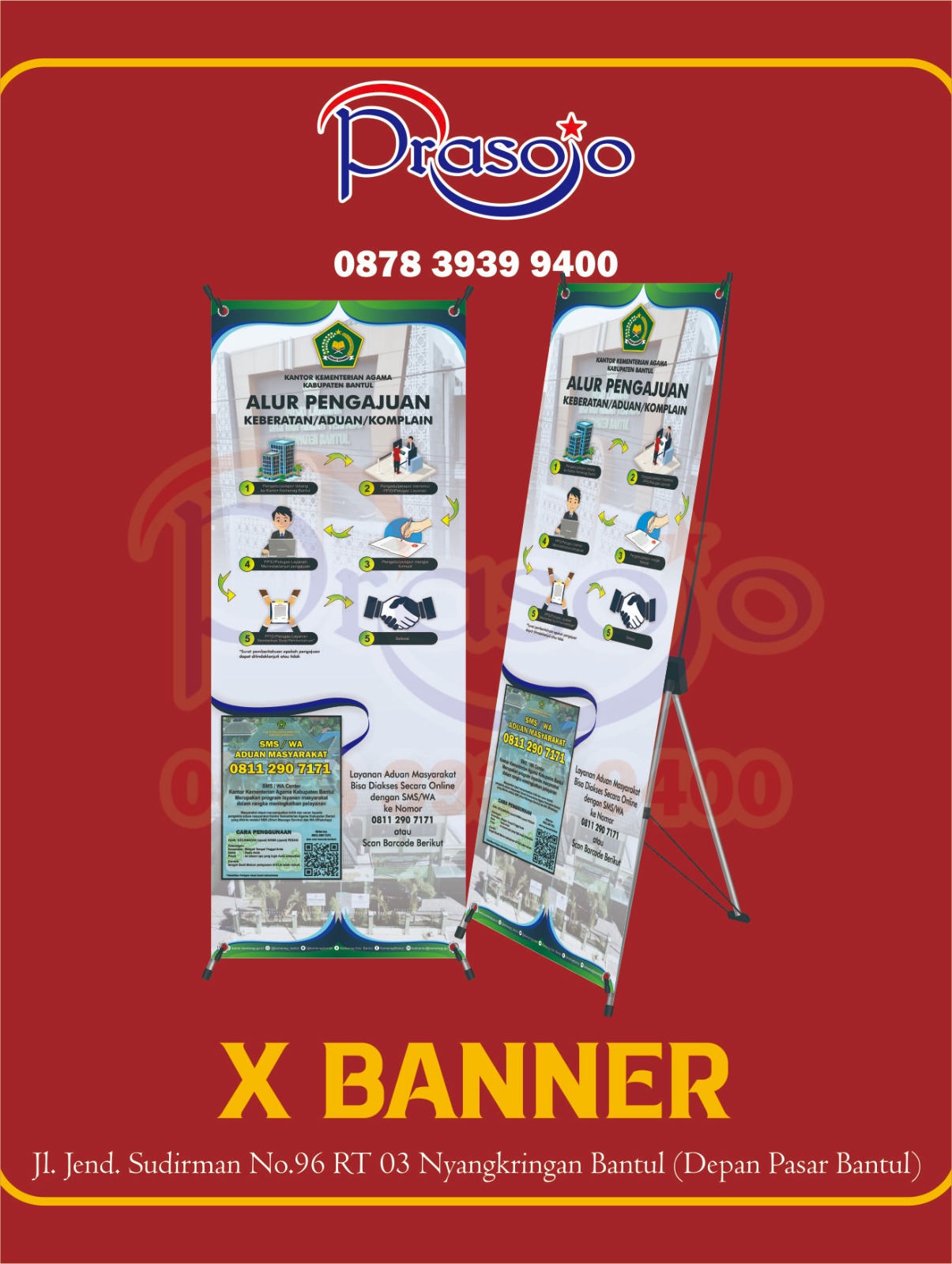 xbanner murah untuk usaha kecil, xbanner promosi event, xbanner custom dengan desain unik